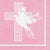 Unique Party Supplies Dove Cross Pink Small Napkins