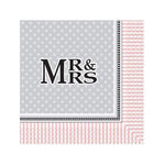 Unique Party Supplies Elegant Wedding Bev Naps (16 count)