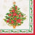 Unique Party Supplies Festive Poinsettia Christmas Lunch Napkins (16 count)