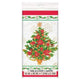 Festive Poinsettia Table Cover