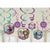 Unique Party Supplies Frozen Hanging Swirl Decorations (12 count)