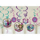 Frozen Hanging Swirl Decorations (12 count)