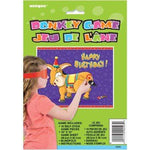 Unique Party Supplies Fuchshia Deluxe Donkey Game 15″ Latex Balloon