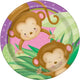Platos Girl Monkey 9″ (8 unidades)