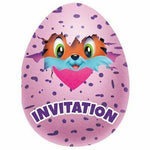 Unique Party Supplies Hatchimals Invitations (8 count)