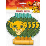 Unique Party Supplies Lion King Blowouts (8 count)