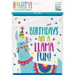 Unique Party Supplies Llama Bday Loot Bags (8 count)