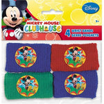 Unique Party Supplies Mickey Wrist Bands (4 count)
