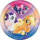 Platos de papel My Little Pony 7″ (8 unidades)