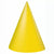 Unique Party Supplies Party Hats Yellow (8 count)