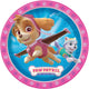 Platos de papel Paw Patrol Girl 9″ (8 unidades)