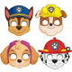 Máscaras de fiesta de la Patrulla Canina (8 unidades)