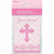 Unique Party Supplies Pink Cross Invitations (8 count)