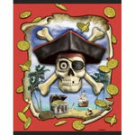 Unique Party Supplies Pirate Loot Bags (8 count)