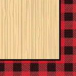 Unique Party Supplies Plaid Lumberjack Lunch Napkin (16 count)