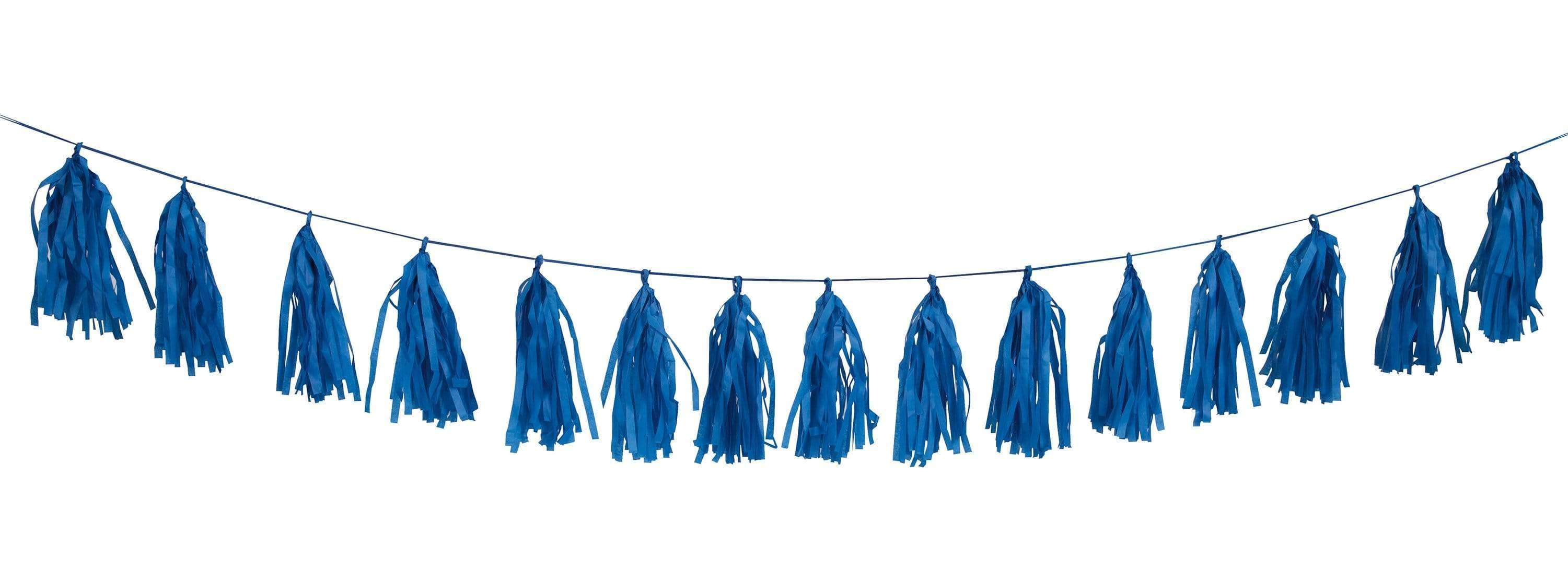 Red Whit & Blue Drop Fringe Garland 20in. x 12