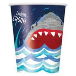 Unique Party Supplies Shark Surf 9oz Cup  (8 count)