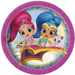 Unique Party Supplies Shimmer & Shine Sml Plates (8 count)