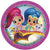 Unique Party Supplies Shimmer & Shine Sml Plates (8 count)