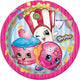 Platos Shopkins Sml (8 unidades)