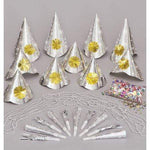 Unique Party Supplies Silver New Years Box Kit for 10