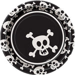Unique Party Supplies Skulls Plates 9″ (8 count)