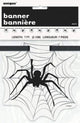 Spider Web Halloween Banner