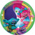 Unique Party Supplies Trolls World Poppy Branch Plates 7″ (8 count)