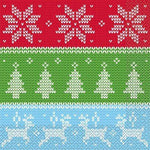 Unique Party Supplies Ugly Sweater Christmas Napkins 6.5″ (16 count)