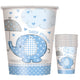 Umbrellaphants Blue Cup 9oz (8 unidades)