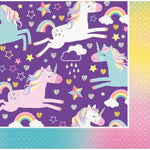 Unique Party Supplies Unicorn Beverage Napkins (16 count)