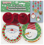 Unique Party Supplies Xmas Danglers 4 ct (4 count)