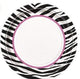 Platos grandes Zebra Passion (8 unidades)