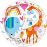 Unique Party Supplies Zoo Baby Plates 9″ (8 count)