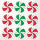 Peppermint Christmas Napkins (16 count)