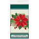 Red & Green Poinsettia Table Cover