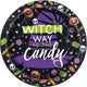 Placas Skeleton Trick or Treat 7″ (8 unidades)