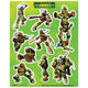 Teenage Mutant Ninja Turtles Sticker Sheets ( count)