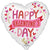 Valentine's Day Satin Botanical Traces 28″ Foil Balloon by Anagram from Instaballoons