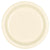 Vanilla Creme Plastic Plates 10″ by Amscan from Instaballoons