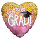 Globo Way To Go Grad Pink 18″