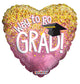 Way To Go Grad Pink 18″ Balloon