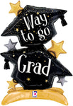 Way to Go Grad Standup 29″ Foil Balloon by Betallic from Instaballoons