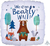 We Can Bearly Wait 18″ Foil Balloon by Anagram from Instaballoons