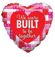 We Were Built to be Together Bricks 18″ Balloon