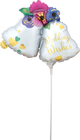 Wedding Bells Mini Shape (Requires heat-sealing) 11″ Balloon