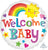 Welcome Baby 18″ Foil Balloon by Anagram from Instaballoons