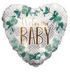 Welcome Baby Dots & Flowers18″ Foil Balloon by Convergram from Instaballoons