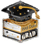Well Done Grad Books Cap 36″ Balloon