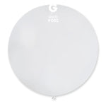 White 31″ Latex Balloon by Gemar from Instaballoons